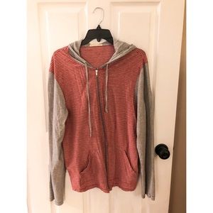 Alternative Men's Zip Up Hooded Sweater